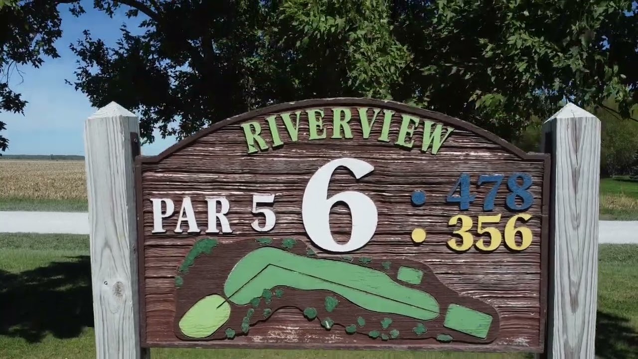 golf video - riverview-country-club-keosauqua-iowa-drone-flyover-holes-1-thru-9